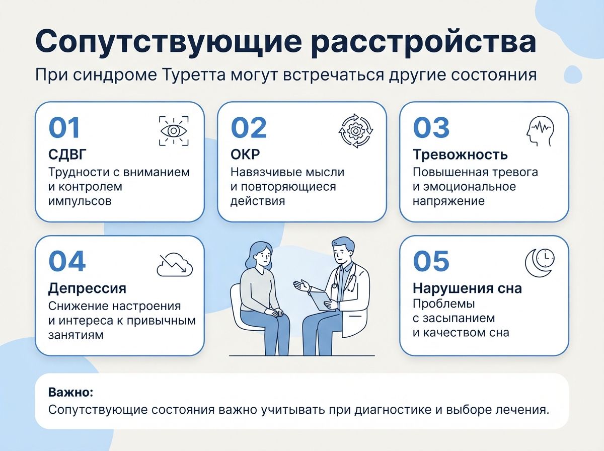 Лечение синдрома Туретта в Златоусте инфографика