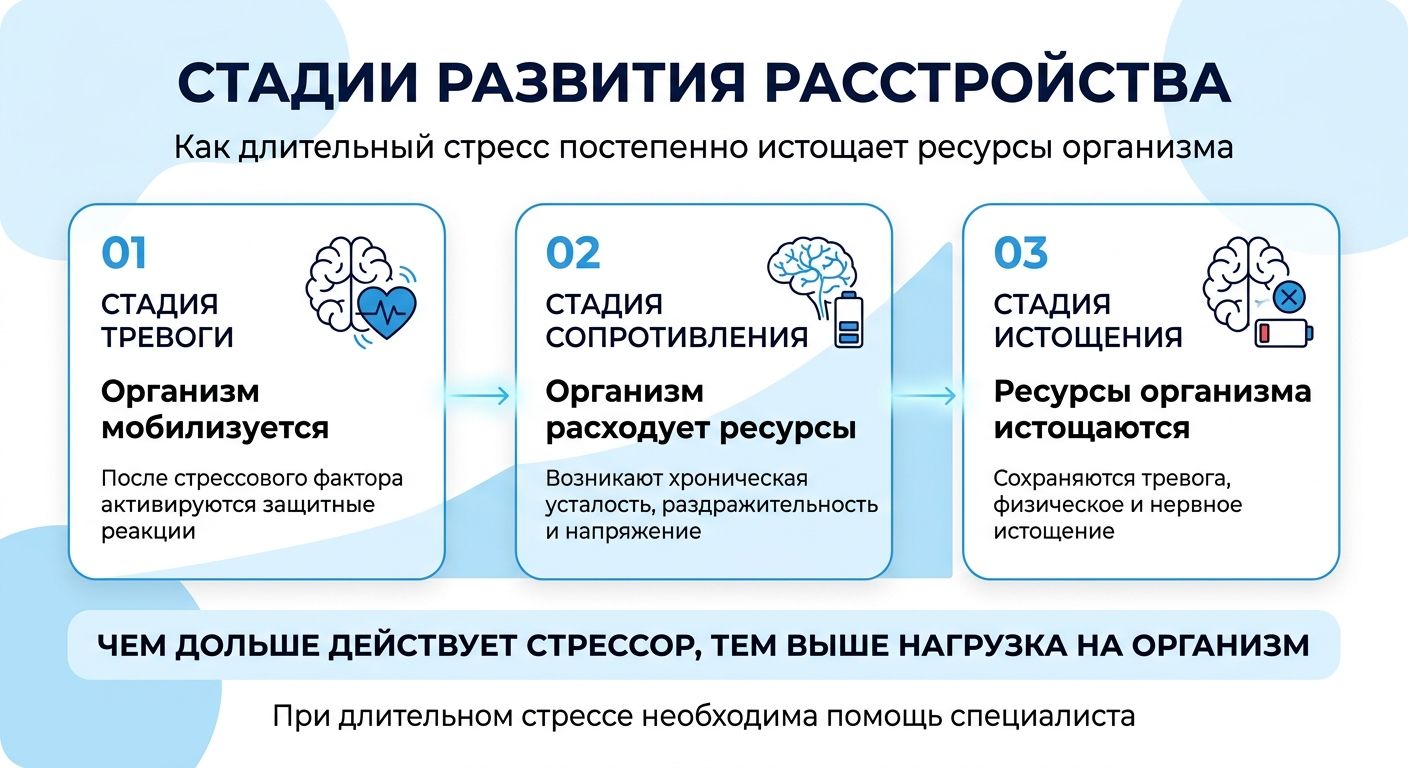 Лечение стресса в Златоусте инфографика
